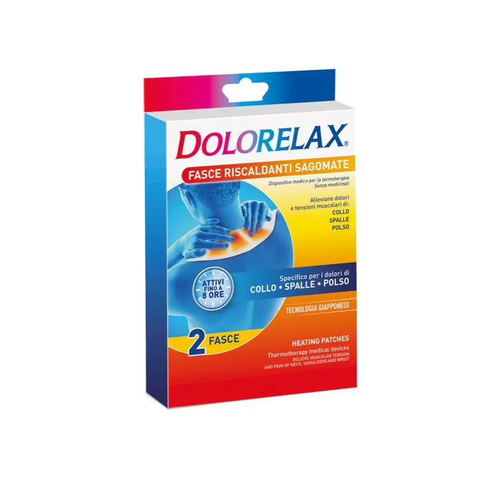Fascia riscaldante sagomata dolorelax 2 pezzi Fascia riscaldante sagomata dolorelax 2 pezzi