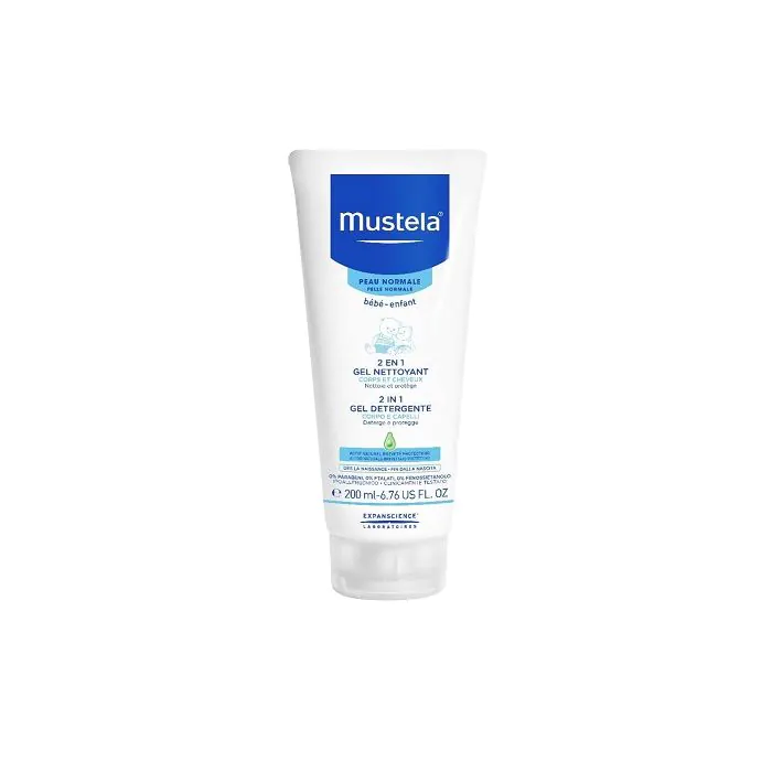 Mustela 2 in 1 gel detergente 200ml Mustela 2 in 1 gel detergente 200ml