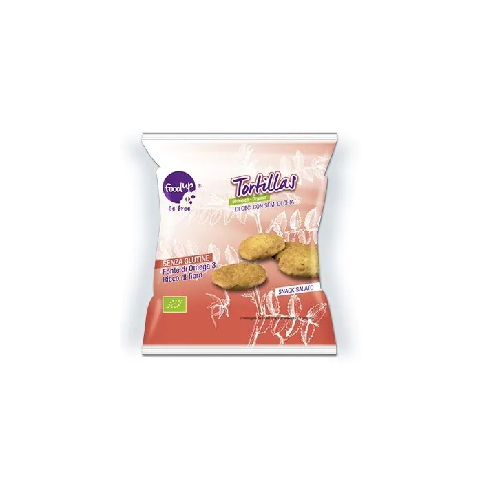 Tortillas di ceci con semi di chia 35 g Tortillas di ceci con semi di chia 35 g