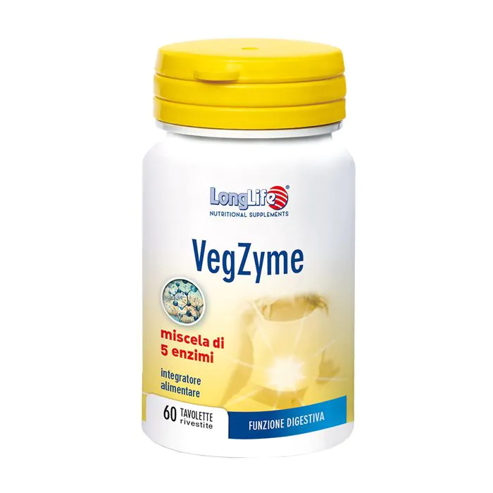 Longlife Vegzyme 60 Tavolette Longlife Vegzyme 60 Tavolette