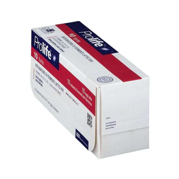 Prolife 10 Forte Integratore Alimentare 12 Flaconcini Da 8 ml