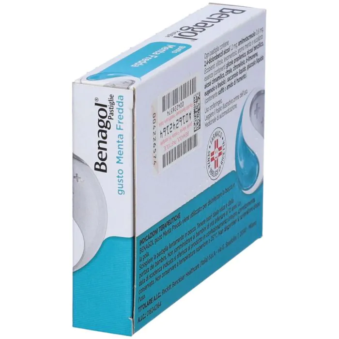 Benagol Pastiglie Menta Fredda Antisettico Cavo Orale 16 Pastiglie