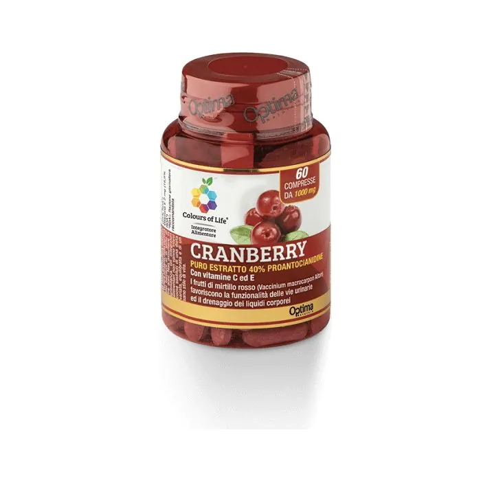 Optima Colours of Life Cyst-Cranberry Integratore Benessere Vie Urinarie 60 Compresse Optima Colours of Life Cyst-Cranberry Integratore Benessere Vie Urinarie 60 Compresse