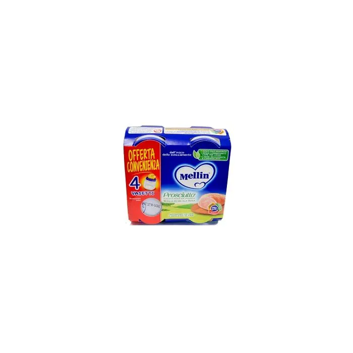 Mellin omogeneizzato prosciutto 4x80g