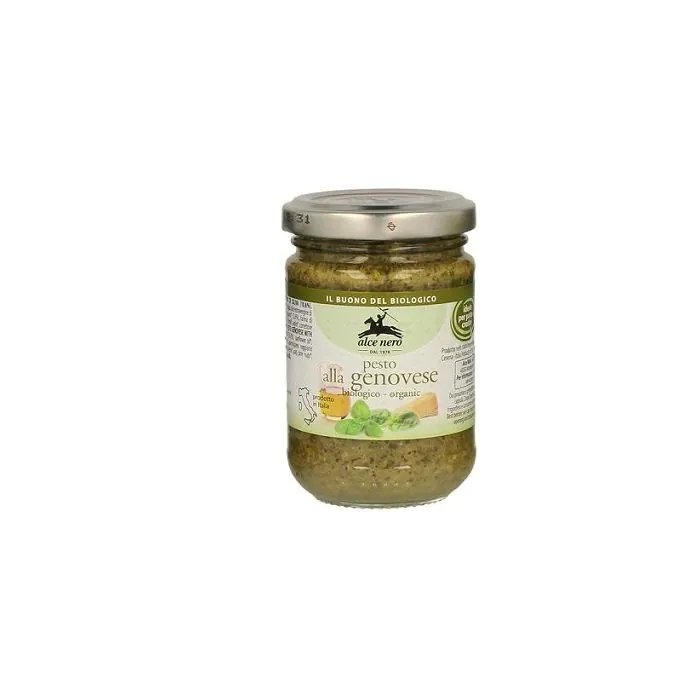 Pesto genovese bio 130g alce Pesto genovese bio 130g alce