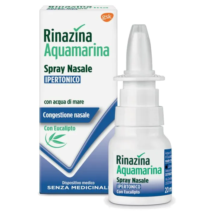 Rinazina Aquamarina Spray Nasale Ipertonico 20 ml Rinazina Aquamarina Spray Nasale Ipertonico 20 ml