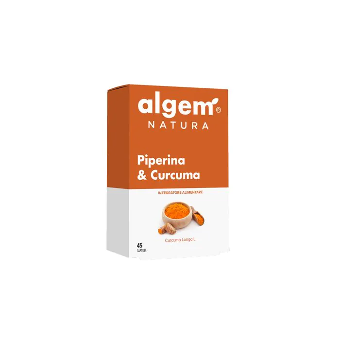 Algem Piperina&curcuma 45 Capsule Algem Piperina&curcuma 45 Capsule