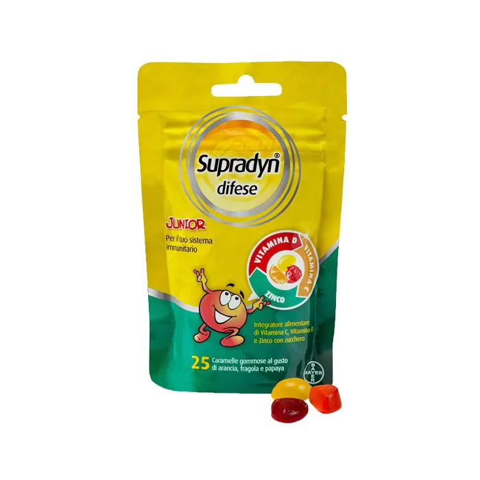 Supradyn Difese Junior Integratore per Bambini 25 Caramelle Gommose