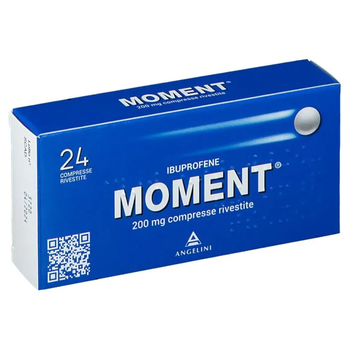 Moment 200 Mg Ibuprofene 24 Compresse Rivestite