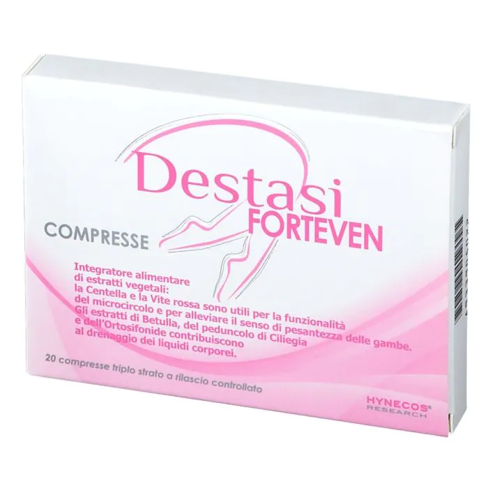 Destasi Ven Integratore Circolazione E Gambe Pesanti 20 Compresse Destasi Ven Integratore Circolazione E Gambe Pesanti 20 Compresse