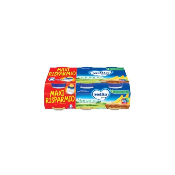 Mellin omog banana 6x100g
