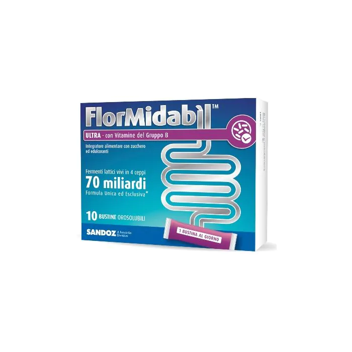 Flormidabil ultra 10 bustine orosolubili 1,5 g Flormidabil ultra 10 bustine orosolubili 1,5 g