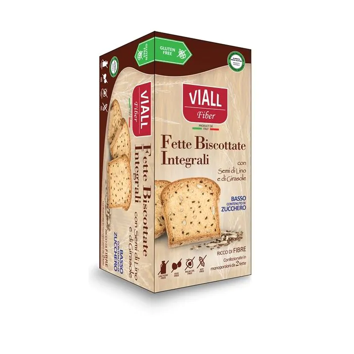 Viall Fette Biscotti Integrale 200g Viall Fette Biscotti Integrale 200g