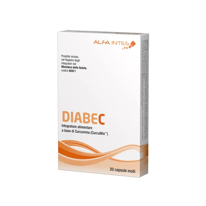 Diabec Integratore Antiossidante 20 Capsule Molli Diabec Integratore Antiossidante 20 Capsule Molli