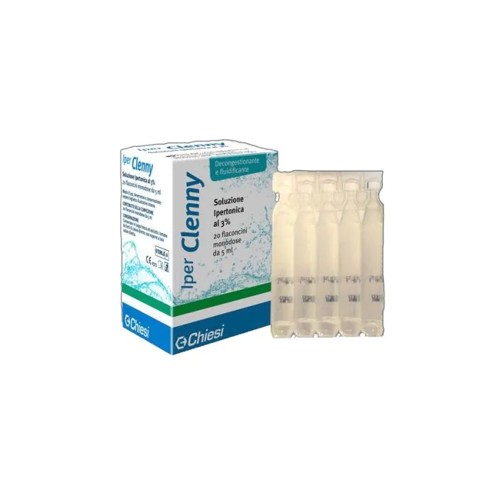 Iper Clenny Soluzione Ipertonica Monodose 20 Flaconcini Da 5ml Iper Clenny Soluzione Ipertonica Monodose 20 Flaconcini Da 5ml