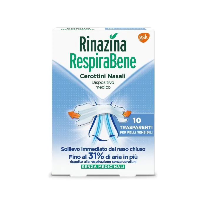 Rinazina Respirabene Tr.10pezzi Rinazina Respirabene Tr.10pezzi