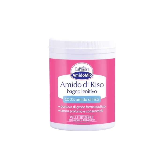 Euphidra AmidoMio Bagno Lenitivo All'Amido Di Riso in Polvere 200 g Euphidra AmidoMio Bagno Lenitivo All'Amido Di Riso in Polvere 200 g
