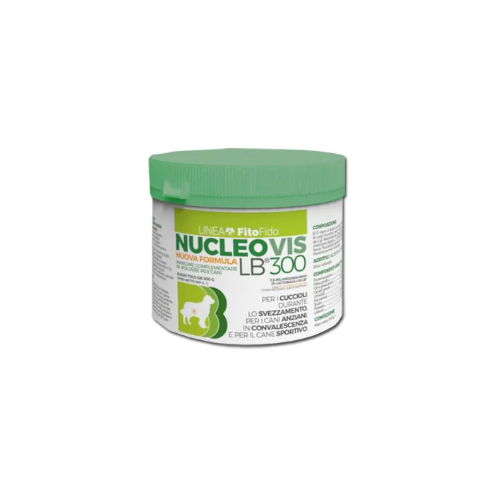 Nucleovis Lb Mangime Complementare Cani Polvere 300G Nucleovis Lb Mangime Complementare Cani Polvere 300G