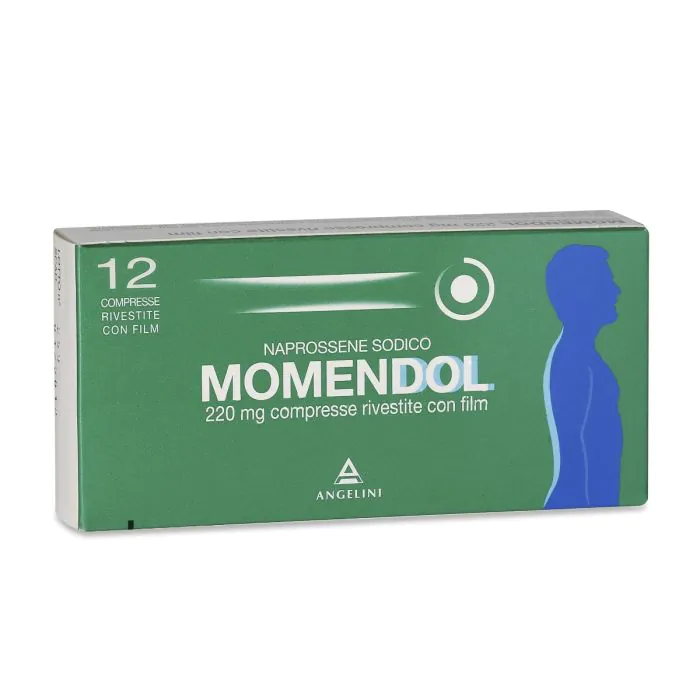 Momendol 12 Compresse Rivestite 220mg Momendol 12 Compresse Rivestite 220mg