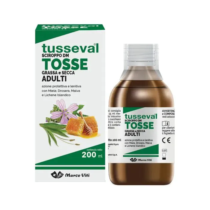 Tusseval Sciroppo Tosse Adulti 200 ml Tusseval Sciroppo Tosse Adulti 200 ml