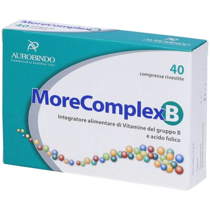 Morecomplex B Integratore Vitamina B 40 Compresse Morecomplex B Integratore Vitamina B 40 Compresse