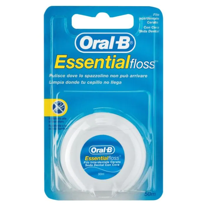 Oral-B Essentialfloss Filo Interdentale Non Cerato 50 metri Oral-B Essentialfloss Filo Interdentale Non Cerato 50 metri