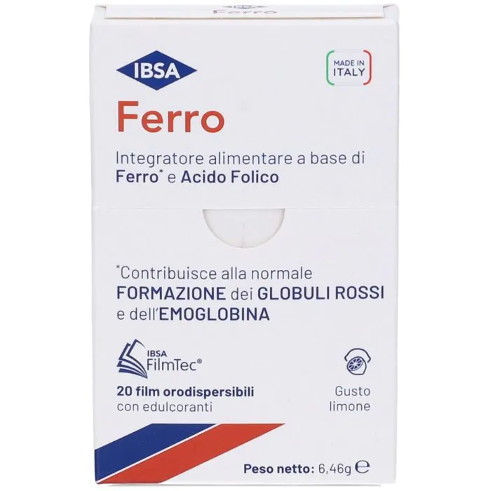 Ibsa Ferro Integratore 20 Film Orosolubili