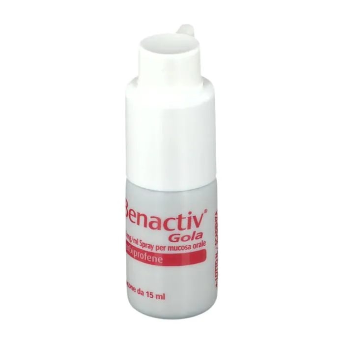 Benactiv Gola Spray Per Mucosa Orale 2,5 mg/ml Flurbiprofene 15 ml