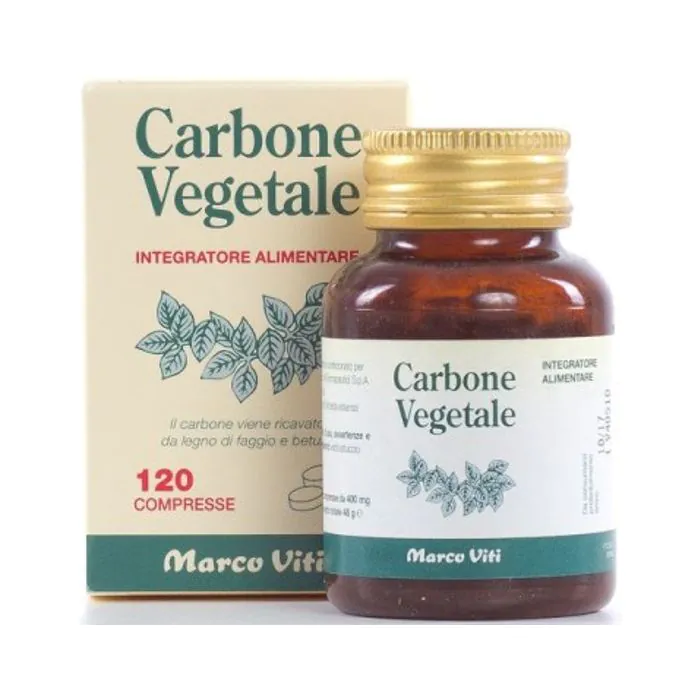 Marco Viti Carbone Vegetale Integratore 120 Compresse Marco Viti Carbone Vegetale Integratore 120 Compresse