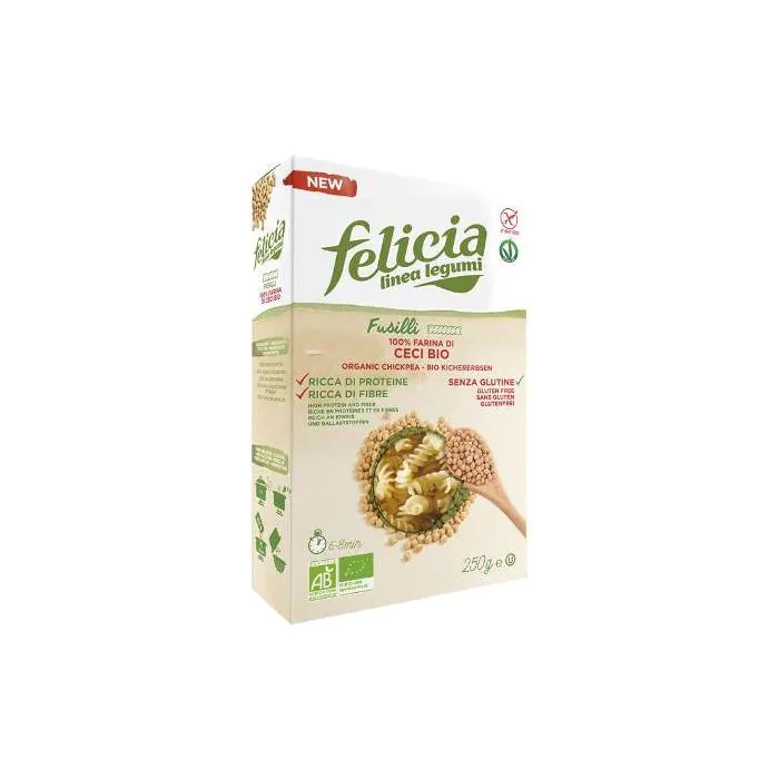Felicia bio fusilli ceci 250g Felicia bio fusilli ceci 250g