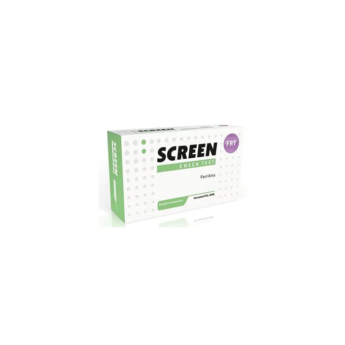 Test rapido per l'individuazione di ferritina nel sangue per l'anemia da carenza di ferro screen check test anemia/ferritina