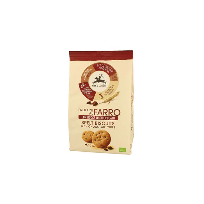 Alce Frolla Farro Gocce Cioccolato Bio Alce Frolla Farro Gocce Cioccolato Bio