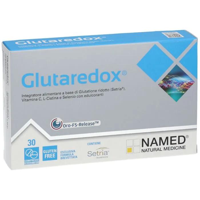 Glutaredox Integratore Antiossidante 30 compresse orosolubili Glutaredox Integratore Antiossidante 30 compresse orosolubili