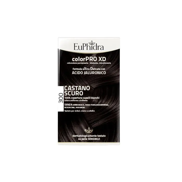 EuPhidra ColorPRO XD Tintura Extra Delicata Colore 300 Castano Scuro