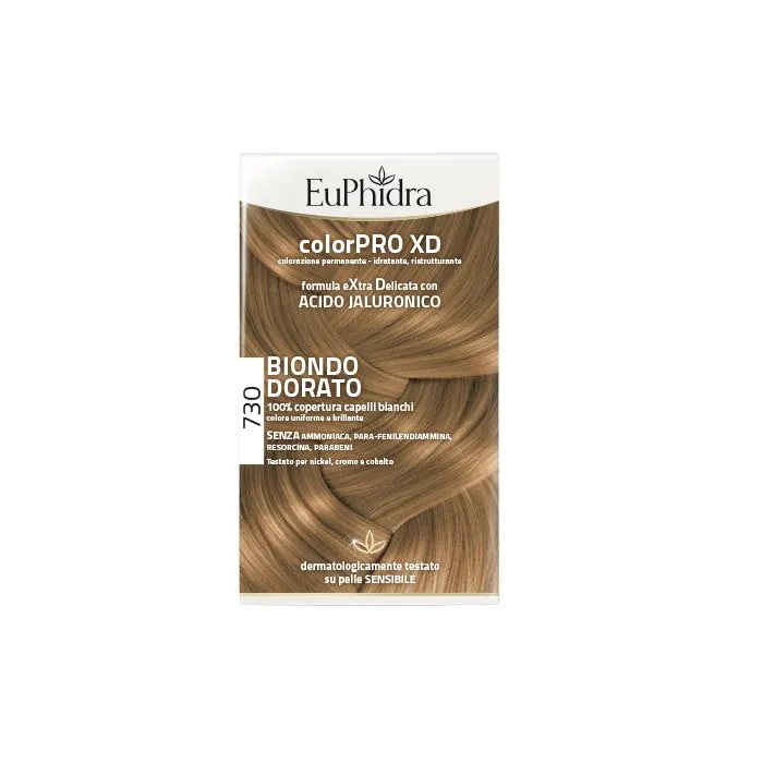 Euphidra Colorpro XD 730 Tintura Extra Delicata Colore Biondo Dorato Euphidra Colorpro XD 730 Tintura Extra Delicata Colore Biondo Dorato