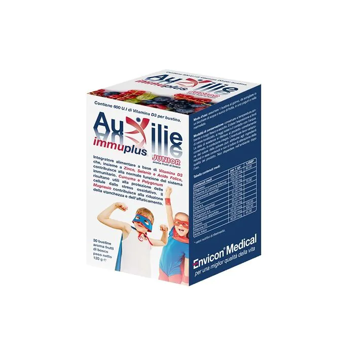 Auxilie Immuplus Junior Solubile 30 Bustine Auxilie Immuplus Junior Solubile 30 Bustine