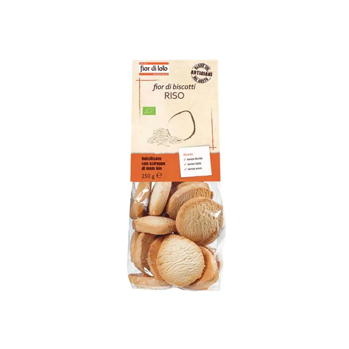 Fior di Loto Biscotti Riso 250g Fior di Loto Biscotti Riso 250g