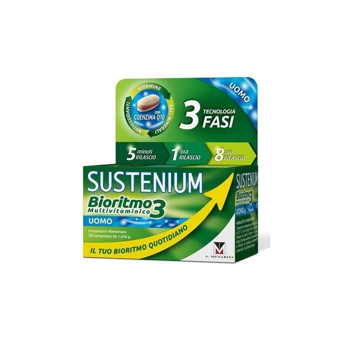 Sustenium bioritmo3 uomo 30 compresse Sustenium bioritmo3 uomo 30 compresse
