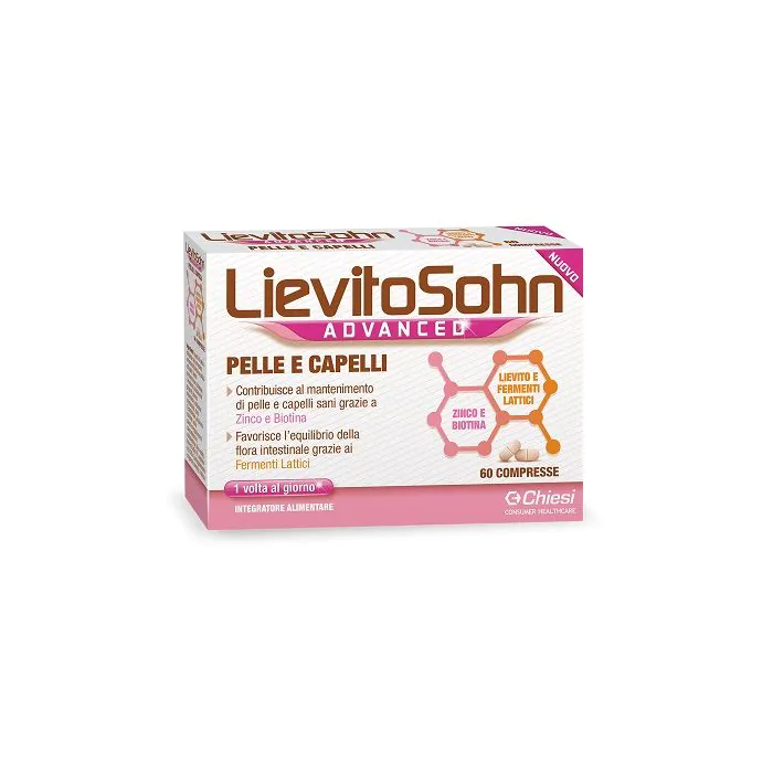 LievitoSohn Advanced Pelle e Capelli Integratore 60 Compresse