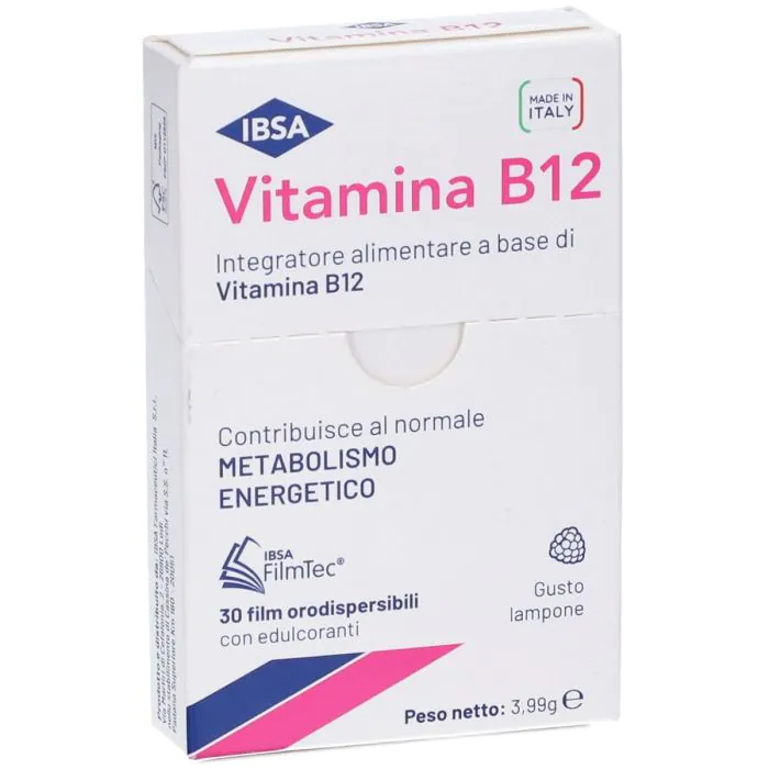 Ibsa Vitamina B12 Integratore 30 Film Orodispersibili Ibsa Vitamina B12 Integratore 30 Film Orodispersibili