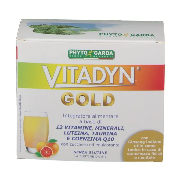 Phyto Garda Vitadyn Gold Integratore Vitamine e Minerali 14 Bustine Phyto Garda Vitadyn Gold Integratore Vitamine e Minerali 14 Bustine