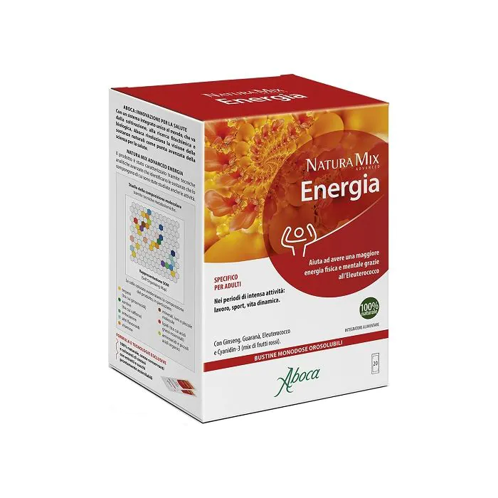 Natura mix advanced energia 20 bustine Natura mix advanced energia 20 bustine