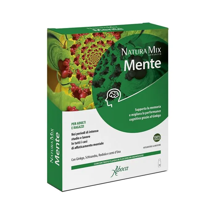 Natura mix advanced mente 10 flaconcini Natura mix advanced mente 10 flaconcini
