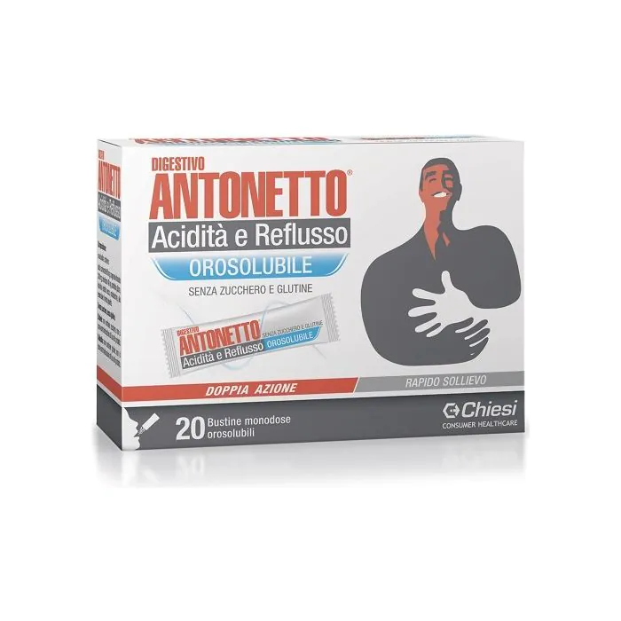 Antonetto digestivo anti/reflusso 20 bustine Antonetto digestivo anti/reflusso 20 bustine