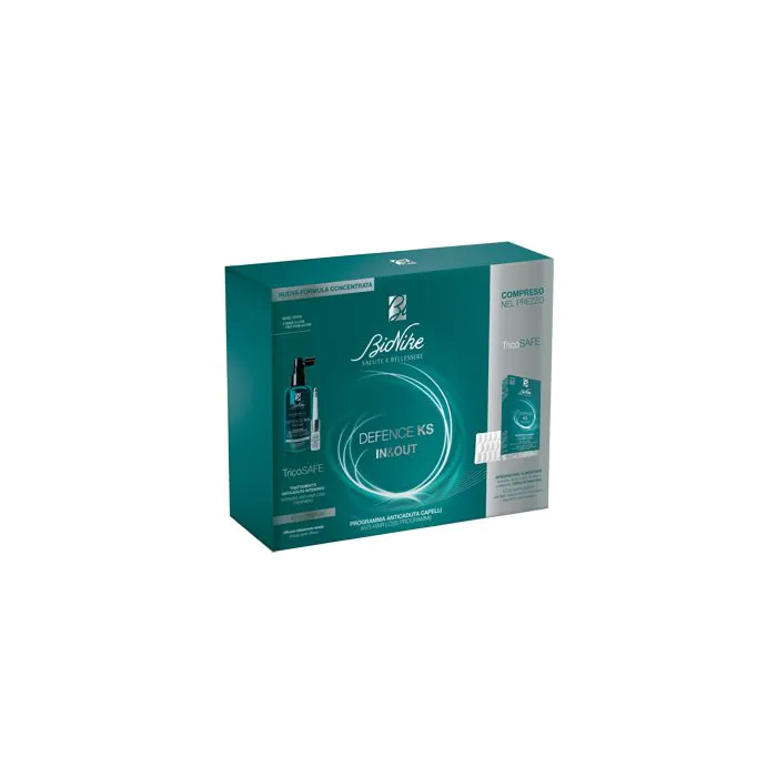 Defence Ks Bipack Trattamento Anticaduta + Integratore 30 Compresse Defence Ks Bipack Trattamento Anticaduta + Integratore 30 Compresse
