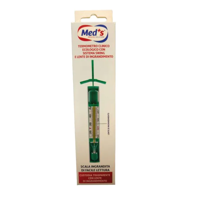 Meds Termometro Clinico Eco con Lente 1 Pezzo Meds Termometro Clinico Eco con Lente 1 Pezzo