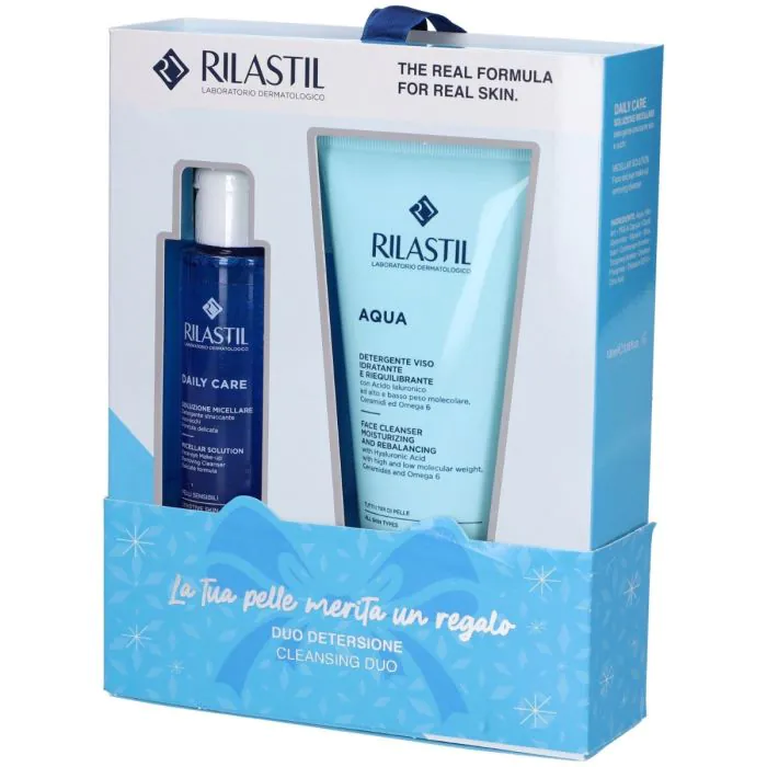 Rilastil Aqua Detergente 200 ml + Daily Care Soluzione Micellare 100 ml