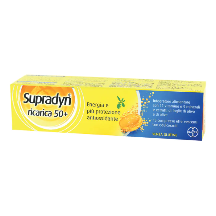 Supradyn Ricarica 50+ Integratore Vitamine e Minerali 15 Compresse