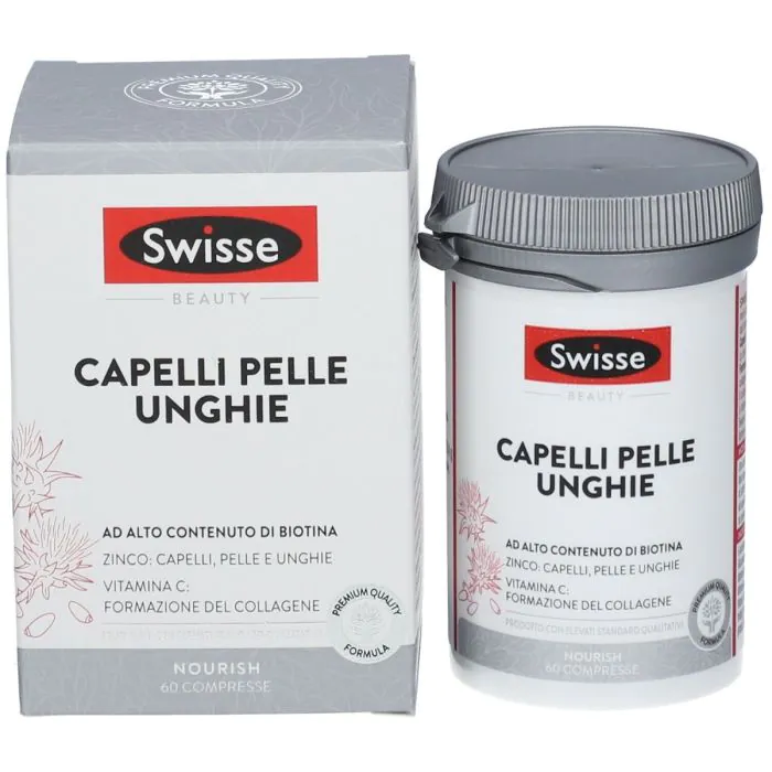 Swisse Capelli Pelle Unghie Integratore Biotina 60 Compresse Swisse Capelli Pelle Unghie Integratore Biotina 60 Compresse