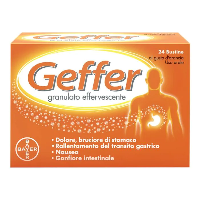 Geffer Antiacido contro Bruciore di Stomaco e Nausea 24 Bustine Geffer Antiacido contro Bruciore di Stomaco e Nausea 24 Bustine